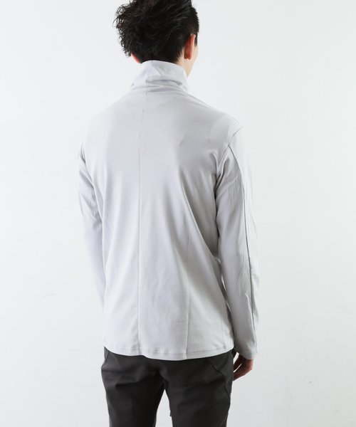 ATTACHMENT(アタッチメント)の「115/2 スピンプラチナスムース タートルネックL/S(Tシャツ/カットソー・メンズ・ブラック/ライトベージュ/ホワイト/ライトグレー・2/3/1/4)」の10枚目の写真