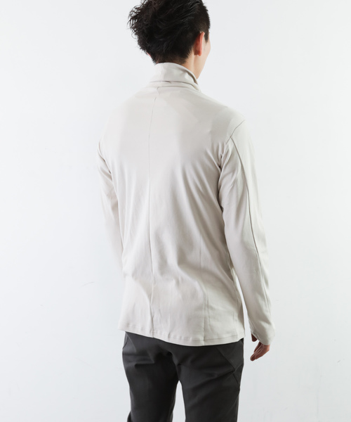 ATTACHMENT(アタッチメント)の「115/2 スピンプラチナスムース タートルネックL/S(Tシャツ/カットソー・メンズ・ブラック/ライトベージュ/ホワイト/ライトグレー・2/3/1/4)」の17枚目の写真