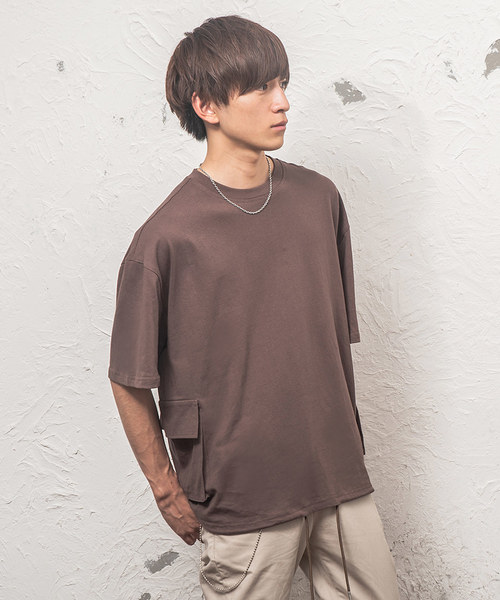 サイドポケットスピンドルビッグtシャツ ビッグシルエット Tシャツ カットソー Minority マイノリティ のファッション通販 Zozotown