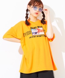 WEGO | WEGO/チェッカーロゴフォトBIGTシャツ(Tシャツ/カットソー)