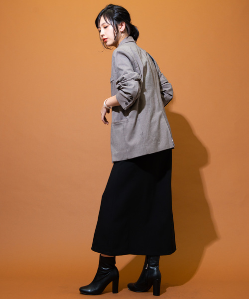 Aunt Marie's（アントマリーズ）の「AUNT MARIE'S フロントボタンT/Rタイトロングスカート（スカート・レディース・ブラック/アイボリー・FREE）」の11枚目の写真