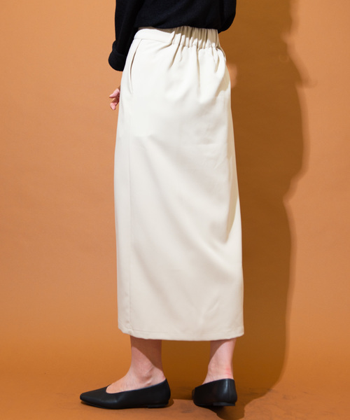 Aunt Marie's（アントマリーズ）の「AUNT MARIE'S フロントボタンT/Rタイトロングスカート（スカート・レディース・ブラック/アイボリー・FREE）」の16枚目の写真