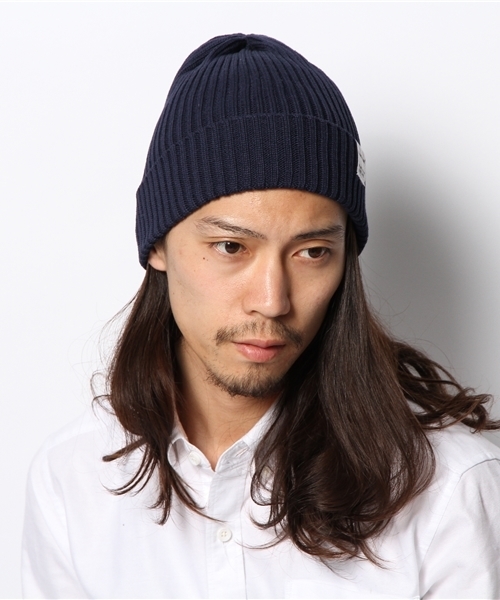 COMMONWARE AMERICAN RAG CIE&Magine（コモンウェアアメリカンラグシーアンド マージン）の「AMERICAN RAG CIE&Magine COMMONWARE カラーコットンリネンニットキャップ104-AMG-1428-614AMG∴（ニットキャップ/ビーニー・メンズ・ネイビー/ブルー/ホワイト/オリーブ/マスタード/レッド・FREE）」の9枚目の写真