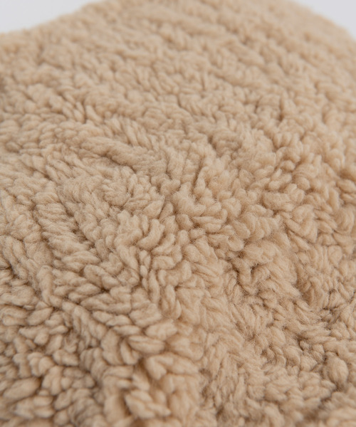 Libra Cue(リブラ キュー)の「Libra ボア巾着ポシェット(ショルダーバッグ・レディース・ブラック/アイボリー・FREE)」の17枚目の写真