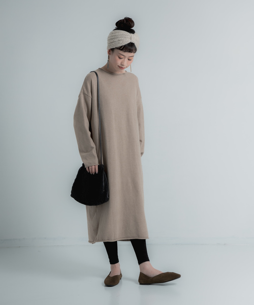 Libra Cue(リブラ キュー)の「Libra ボア巾着ポシェット(ショルダーバッグ・レディース・ブラック/アイボリー・FREE)」の9枚目の写真