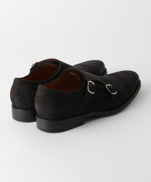 JALAN SRIWIJAYA（ジャランスリウァヤ）の「別注［ジャラン スリウァヤ］▲JS ヌバック ダブルモンク シューズ（ドレスシューズ・メンズ・ブラック・38/40/42/41/39/43）」の3枚目の写真