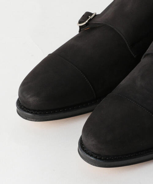 JALAN SRIWIJAYA（ジャランスリウァヤ）の「別注［ジャラン スリウァヤ］▲JS ヌバック ダブルモンク シューズ（ドレスシューズ・メンズ・ブラック・38/40/42/41/39/43）」の4枚目の写真