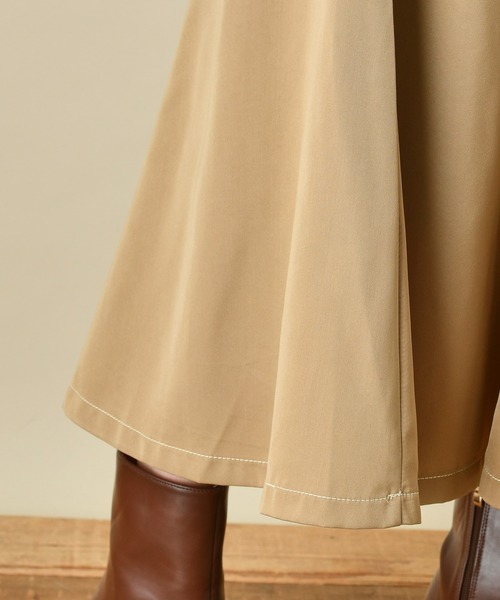 natural couture（ナチュラルクチュール）の「クロスバックジャンスカ（ワンピース・レディース・ダークブラウン/ベージュ/チェック・FREE）」の19枚目の写真