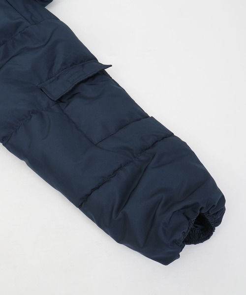 Fashion Letter（ファッションレター）の「フードショートエコダウンジャケット（ダウンジャケット/コート・レディース・レッド/パープル/ブラック/ライトカーキ/ネイビー/オフホワイト・M/L）」の17枚目の写真