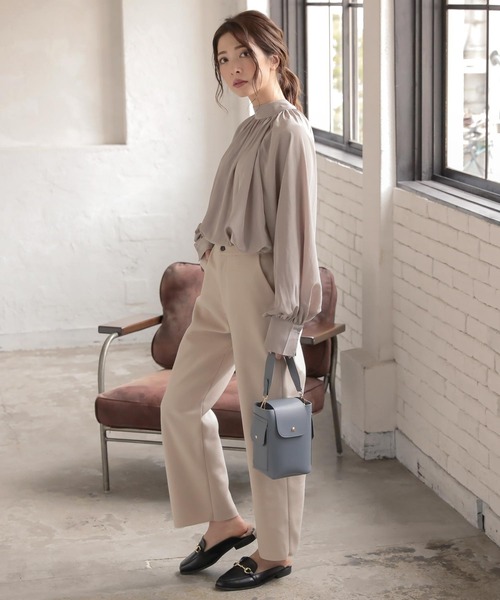 KOBE LETTUCE（コウベレタス）の「ビット付きエコファーローファーバブーシュ（その他シューズ・レディース・ブラック/ベージュ/ブラウン系その他/キャメル・LL/S/M/L）」の8枚目の写真