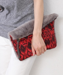 coen | 【Market】2WAYジャガードクラッチ(クラッチバッグ)