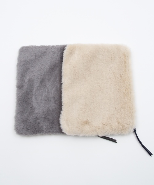 coen（コーエン）の「【Market】2WAYジャガードクラッチ（クラッチバッグ・レディース・ホワイト/レッド・FREE）」の4枚目の写真