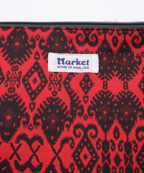 coen（コーエン）の「【Market】2WAYジャガードクラッチ（クラッチバッグ・レディース・ホワイト/レッド・FREE）」の8枚目の写真