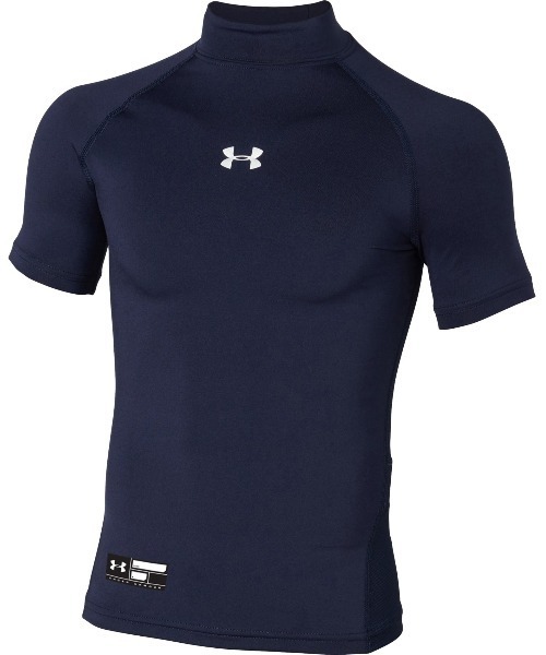 UNDER ARMOUR（アンダーアーマー）の「UAヒートギアアーマー コンプレッション ショートスリーブ モック シャツ（ベースボール/KIDS）（Tシャツ/カットソー・キッズ・レッド/ホワイト/ブラック/ロイヤルブルー/ネイビー・150/160/140/#16）」の3枚目の写真