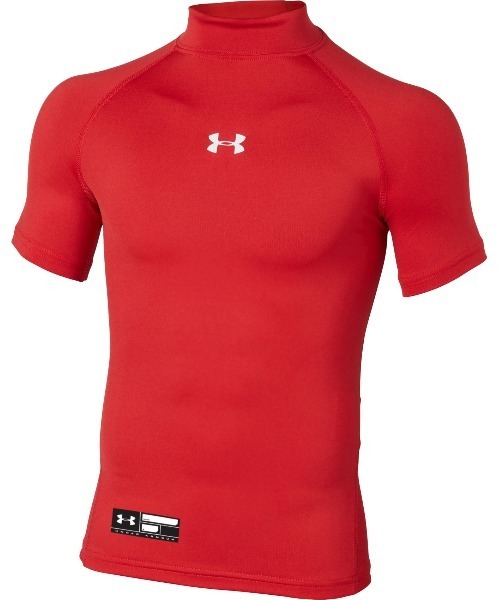 UNDER ARMOUR（アンダーアーマー）の「UAヒートギアアーマー コンプレッション ショートスリーブ モック シャツ（ベースボール/KIDS）（Tシャツ/カットソー・キッズ・レッド/ホワイト/ブラック/ロイヤルブルー/ネイビー・150/160/140/#16）」の5枚目の写真