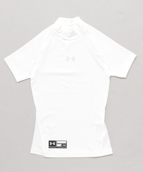 UNDER ARMOUR（アンダーアーマー）の「UAヒートギアアーマー コンプレッション ショートスリーブ モック シャツ（ベースボール/KIDS）（Tシャツ/カットソー・キッズ・レッド/ホワイト/ブラック/ロイヤルブルー/ネイビー・150/160/140/#16）」の6枚目の写真