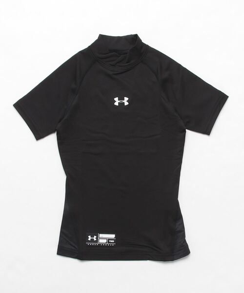 UNDER ARMOUR（アンダーアーマー）の「UAヒートギアアーマー コンプレッション ショートスリーブ モック シャツ（ベースボール/KIDS）（Tシャツ/カットソー・キッズ・レッド/ホワイト/ブラック/ロイヤルブルー/ネイビー・150/160/140/#16）」の7枚目の写真