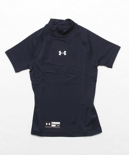 UNDER ARMOUR（アンダーアーマー）の「UAヒートギアアーマー コンプレッション ショートスリーブ モック シャツ（ベースボール/KIDS）（Tシャツ/カットソー・キッズ・レッド/ホワイト/ブラック/ロイヤルブルー/ネイビー・150/160/140/#16）」の9枚目の写真