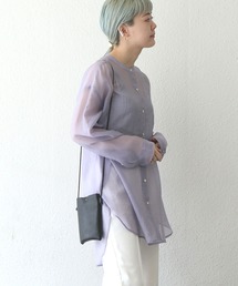 notch. | バンドカラーシアーシャツ(シャツ/ブラウス)