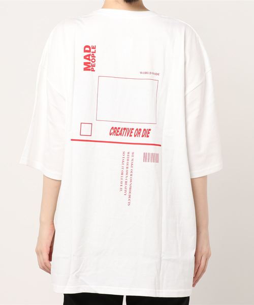 WC(ダブル シー)の「WC/MinimalプリントTシャツ(Tシャツ/カットソー・レディース・グリーン/ホワイト/ブラック・FREE)」の16枚目の写真