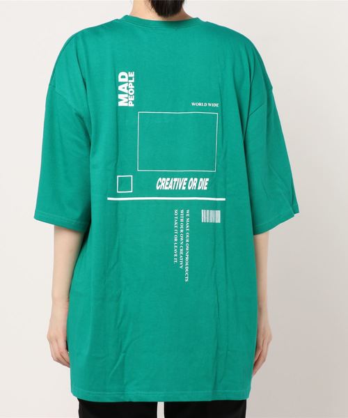 WC(ダブル シー)の「WC/MinimalプリントTシャツ(Tシャツ/カットソー・レディース・グリーン/ホワイト/ブラック・FREE)」の17枚目の写真