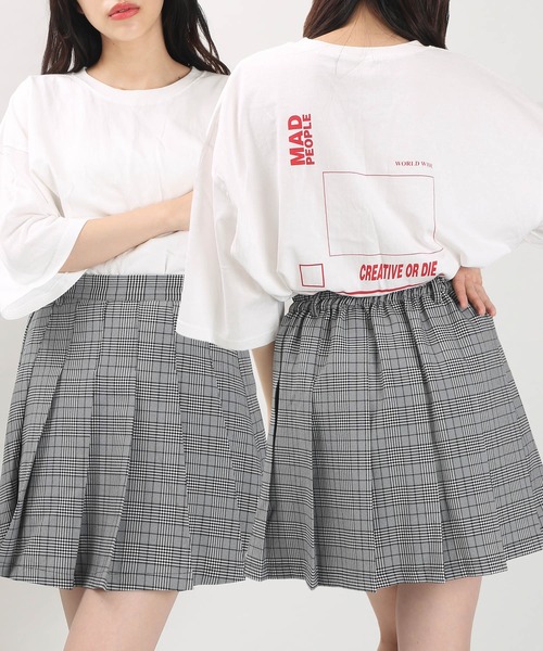 WC(ダブル シー)の「WC/MinimalプリントTシャツ(Tシャツ/カットソー・レディース・グリーン/ホワイト/ブラック・FREE)」の2枚目の写真