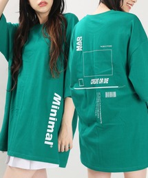WC/MinimalプリントTシャツ