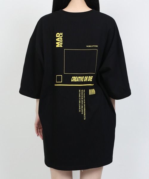 WC(ダブル シー)の「WC/MinimalプリントTシャツ(Tシャツ/カットソー・レディース・グリーン/ホワイト/ブラック・FREE)」の14枚目の写真