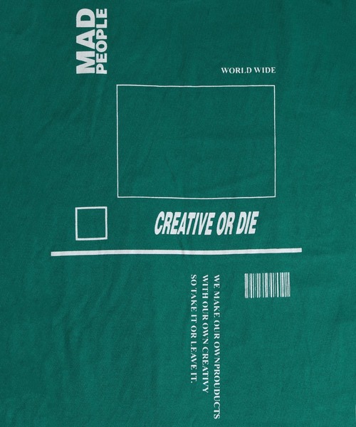 WC(ダブル シー)の「WC/MinimalプリントTシャツ(Tシャツ/カットソー・レディース・グリーン/ホワイト/ブラック・FREE)」の9枚目の写真