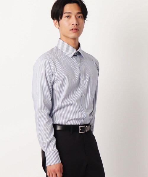 セール 抗菌防臭 ストライプシャツ ビジネスシャツ The Shop Tk ザ ショップ ティーケー のファッション通販 Zozotown