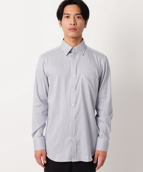 セール 抗菌防臭 ストライプシャツ ビジネスシャツ The Shop Tk ザ ショップ ティーケー のファッション通販 Zozotown