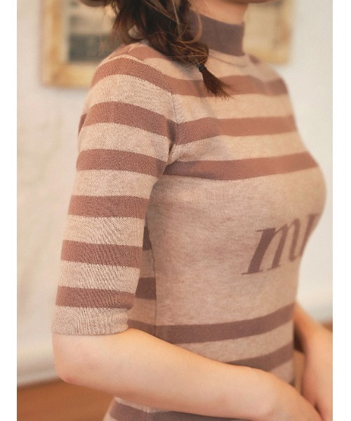 Darich（ダーリッチ）の「ロゴニットミニワンピース（ワンピース・レディース・ブラック/モカ・FREE）」の10枚目の写真