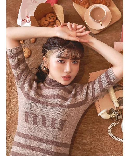 Darich（ダーリッチ）の「ロゴニットミニワンピース（ワンピース