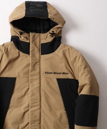 VISION STREET WEAR（ヴィジョンストリートウェア）の「VISION STREET WEAR/ヴィジョンストリートウエア 配色切替 中綿ダウンジャケット/マウンテンパーカー（ダウンジャケット/コート・メンズ）」