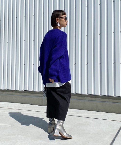 PAGEBOY（ページボーイ）の「フェイクレザーサスツキナロースカート（スカート・レディース・ブラック/モカ/グレイッシュベージュ・SMALL/MEDIUM）」の6枚目の写真