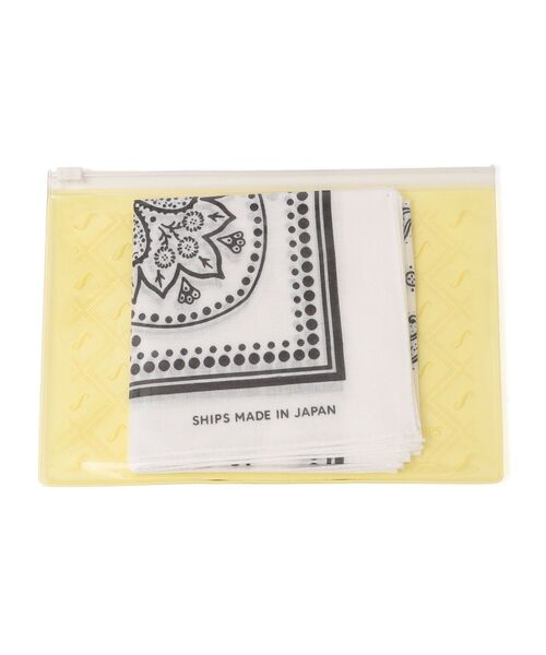 SHIPS(シップス)の「ペイズリーバンダナ(バンダナ/スカーフ・レディース・ホワイト/ライトグリーン/イエロー/ブラウン/ブラック/ラベンダー・ONE SIZE)」の10枚目の写真