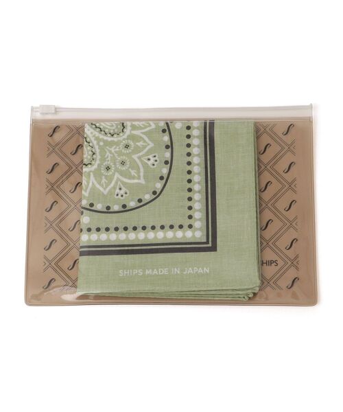 SHIPS(シップス)の「ペイズリーバンダナ(バンダナ/スカーフ・レディース・ホワイト/ライトグリーン/イエロー/ブラウン/ブラック/ラベンダー・ONE SIZE)」の14枚目の写真