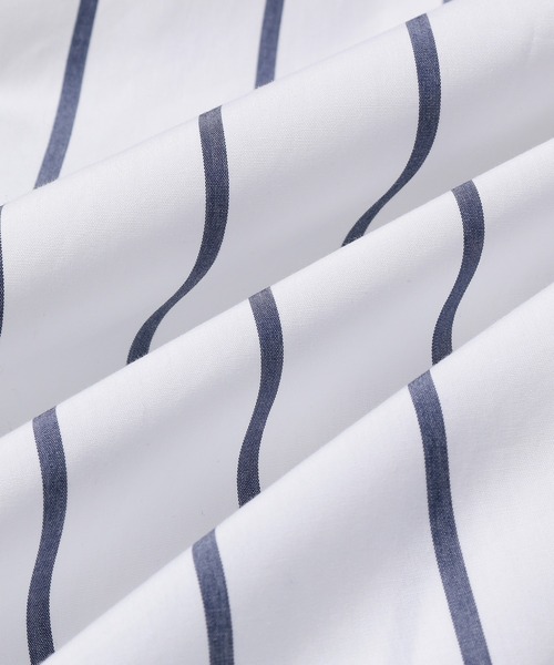 ADAM ET ROPE'（アダムエロペ）の「＜洗える＞ボリュームシルエットシャツワンピース（ワンピース・レディース・ホワイト系その他/ターコイズブルー/ホワイト・FREE）」の14枚目の写真