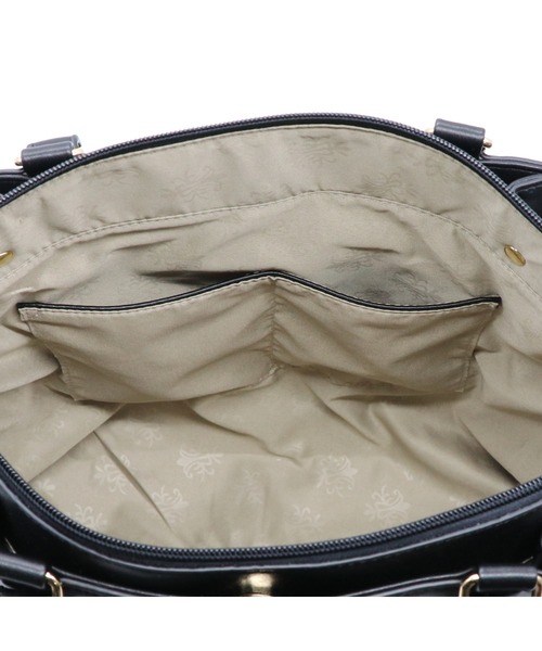 GUSCIO(グッシオ)の「【グッシオゴールド】ビジネストートバッグ ポーチ付き PC/A4対応(ビジネスバッグ・レディース・ブラック/ベージュ/ライトグリーン/キャメル・FREE)」の14枚目の写真