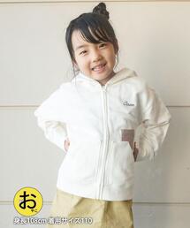 【coen キッズ/ジュニア】コーエンロゴ刺繍ジップパーカー