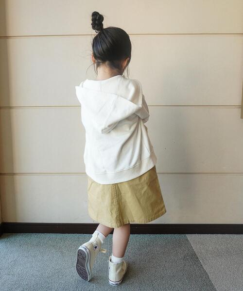 coen（コーエン）の「【coen キッズ/ジュニア】コーエンロゴ刺繍ジップパーカー（パーカー・キッズ・ライトブルー/ホワイト・130/110/150）」の6枚目の写真