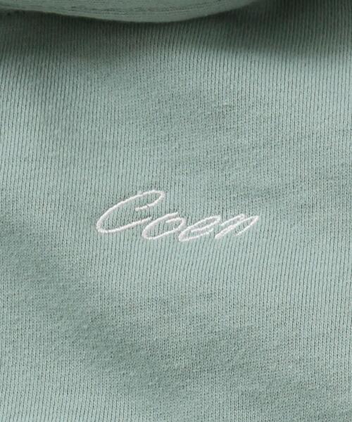 coen（コーエン）の「【coen キッズ/ジュニア】コーエンロゴ刺繍ジップパーカー（パーカー・キッズ・ライトブルー/ホワイト・130/110/150）」の10枚目の写真