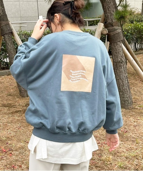 apres jour（アプレジュール）の「アソート袖ボリュームスウェット【ZOZOTOWN限定アイテム】（スウェット・レディース・ブルー系その他/ダークブルー/ラベンダー/ホワイト系その他/ミント/ブラック/アイボリー/オフホワイト/ブラック系その他/クリーム・X-LARGE/フリー）」の9枚目の写真