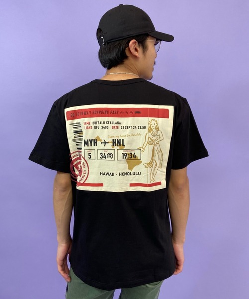 RealBvoice(リアルビーヴォイス)の「REAL B VOICE/リアルビーボイス プリントTシャツ 10231-10929(Tシャツ/カットソー・メンズ・ホワイト/ブラック・M/L/XL)」の1枚目の写真