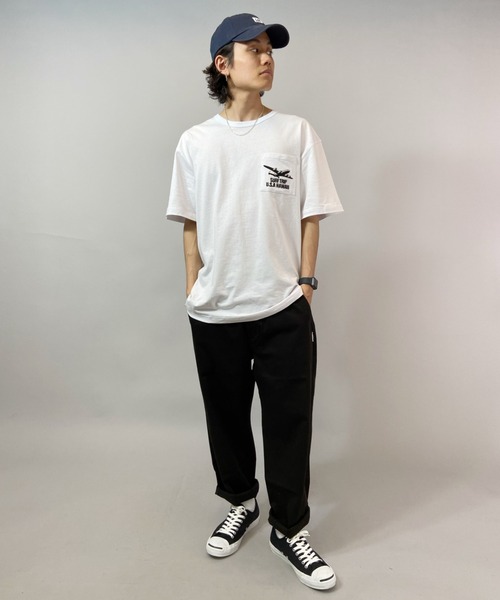 RealBvoice(リアルビーヴォイス)の「REAL B VOICE/リアルビーボイス プリントTシャツ 10231-10929(Tシャツ/カットソー・メンズ・ホワイト/ブラック・M/L/XL)」の15枚目の写真