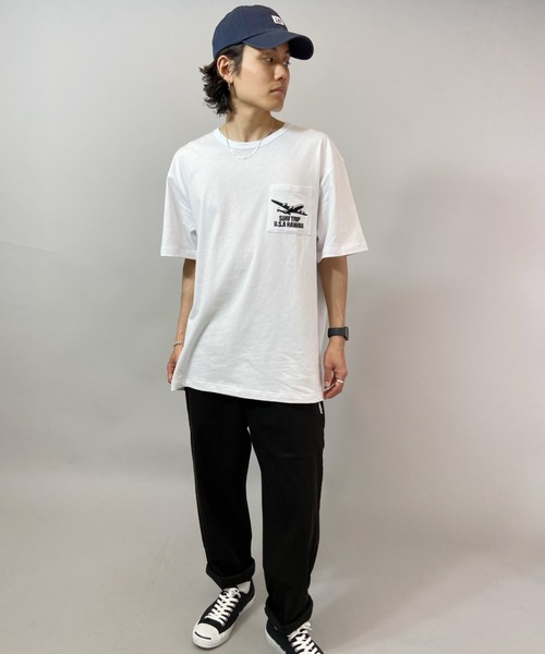 RealBvoice(リアルビーヴォイス)の「REAL B VOICE/リアルビーボイス プリントTシャツ 10231-10929(Tシャツ/カットソー・メンズ・ホワイト/ブラック・M/L/XL)」の14枚目の写真