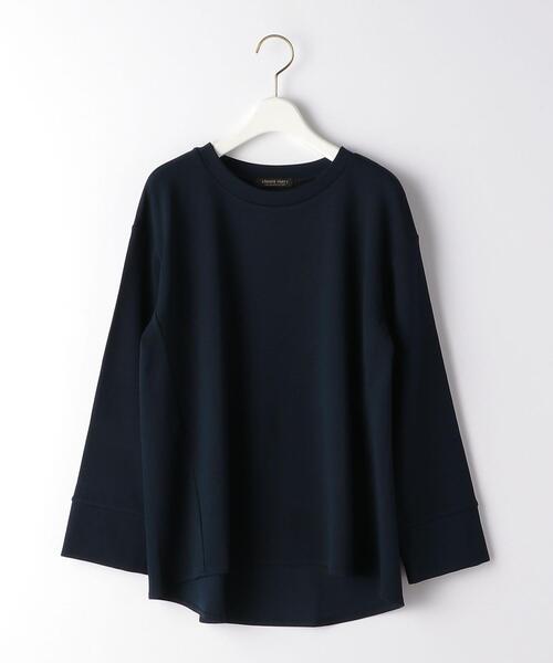 closet story（クローゼットストーリー）の「＜closet story＞ オウトツ ラウンド カットソー（Tシャツ/カットソー・レディース・ネイビー/オフホワイト/ライトピンク・FREE）」の18枚目の写真