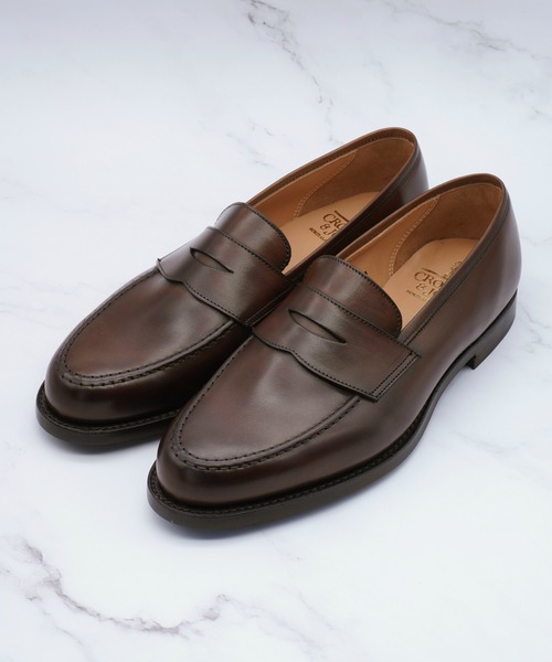 CROCKETT&JONES（クロケットアンドジョーンズ）の「Crockett&Jones / コインローファー / BOSTON 2 / Last 376 / C&J26224A-B02C2（ローファー・メンズ・ダークブラウン・UK7/UK6.5/UK8/UK7.5/UK6/UK8.5/UK9/UK5.5/UK9.5/UK10）」の5枚目の写真