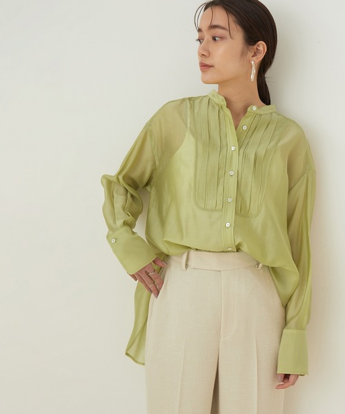 Adam et Rope&#39; - ADAM ET ROPE&#39;  ＜洗える＞【WEB限定】ブザムシアーシャツ 楽天市場】【SALE／60%OFF】＜洗える＞【WEB限定】ブザムシアー
