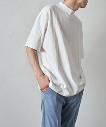 PUBLUX | 【PUBLUX/パブリュクス】ヘビーオンスモックネックオーバーサイズTシャツ(Tシャツ/カットソー)